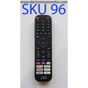 CONTROL REMOTO JVC ORIGINAL PARA SMART TV / NUMERO DE PARTE IEC R03 / WS-3608